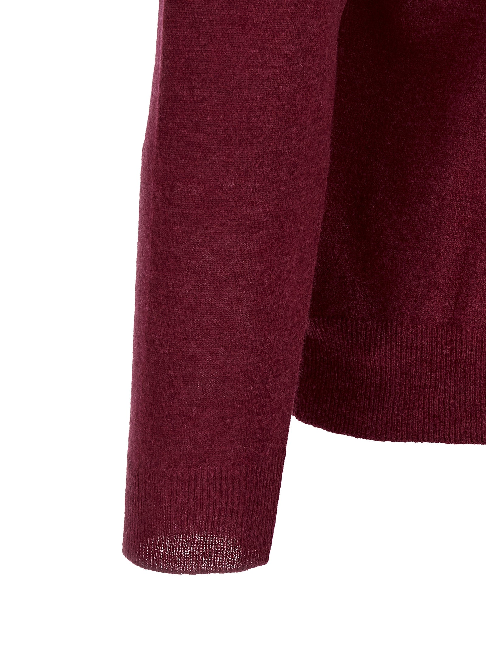Polo Shirt by ZANONE for men in cashmere & polyamide bordeaux & burgundy showcases a sharp silhouette, detailed with a refined and sharp for a sophisticated finish.