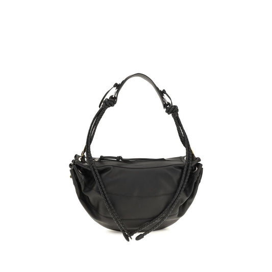 Shoulder Bag by Isabel Marant for women in lambskin leather black showcases a enviable silhouette, artfully detailed with a secure zipper, organized cardholder, and versatile shoulder-strap, adjustable-strap & handle for a enviable look.
