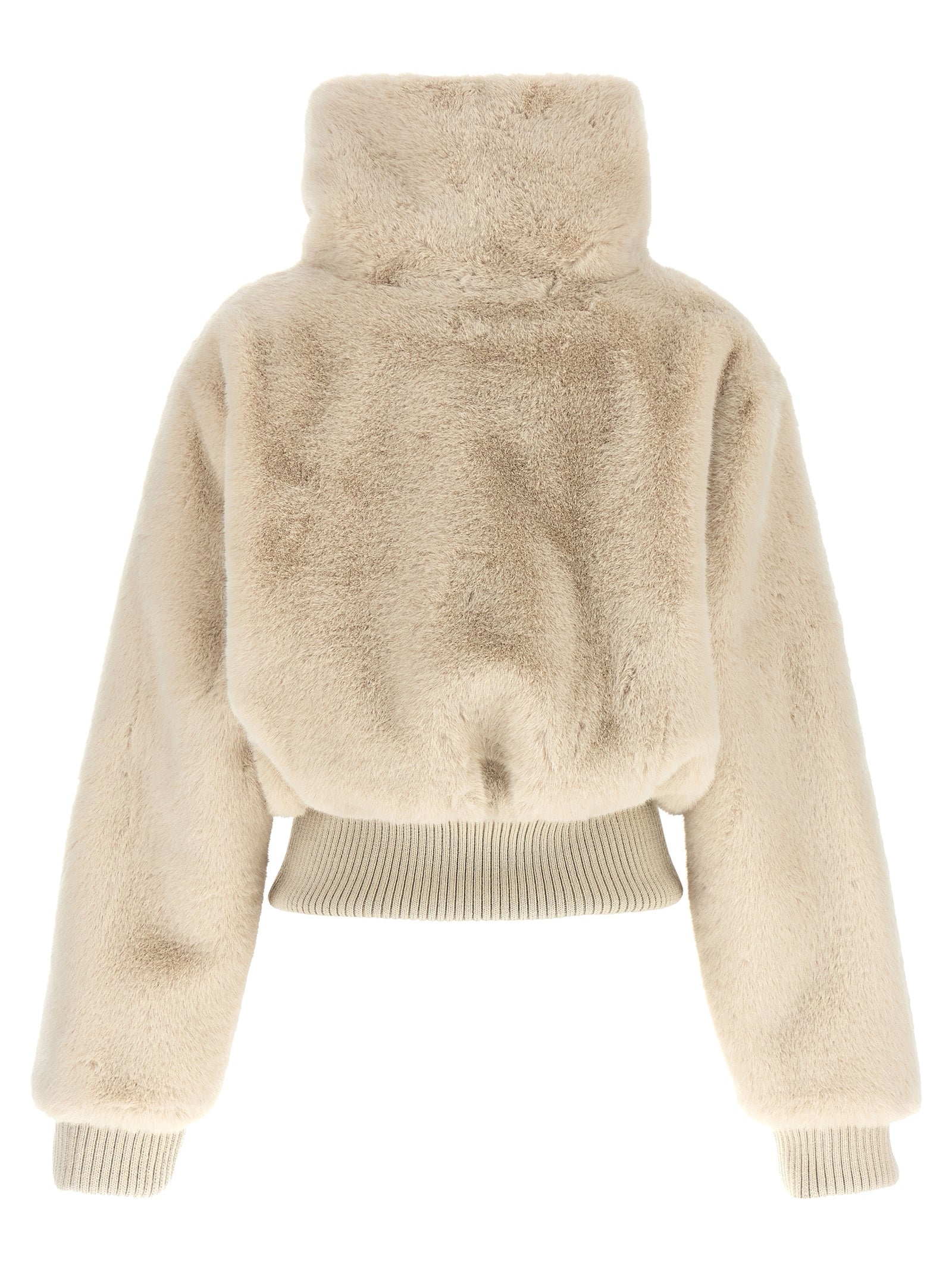 Overcoat by PINKO for women in polyester crocodile skin leather & fur beige presents a luxurious silhouette, showcasing a luxurious high-neck neckline and sophisticated pockets for a premium, luxurious look.