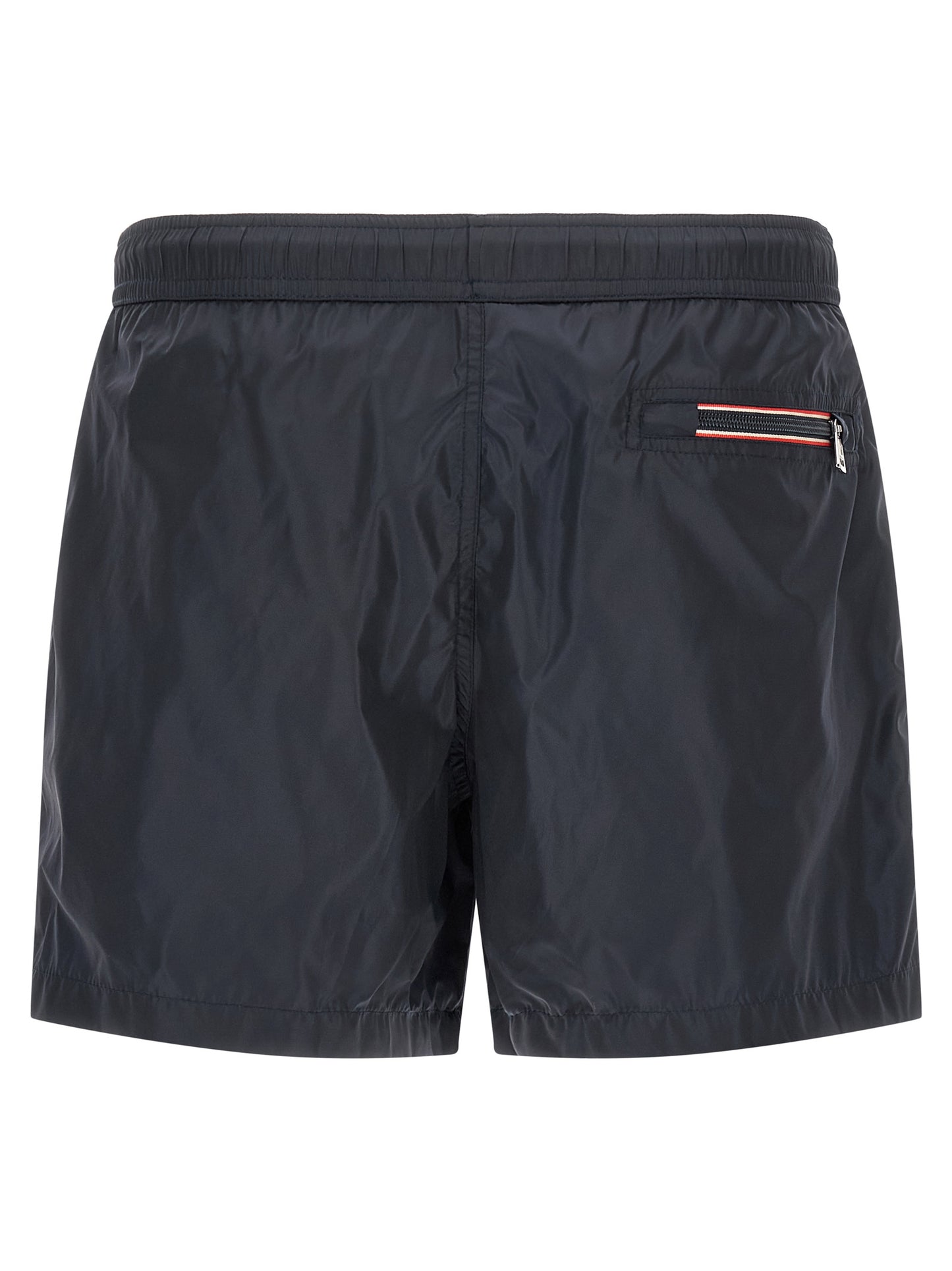 Moncler Men's Polyamide Canvas Cargo Shorts - Blue