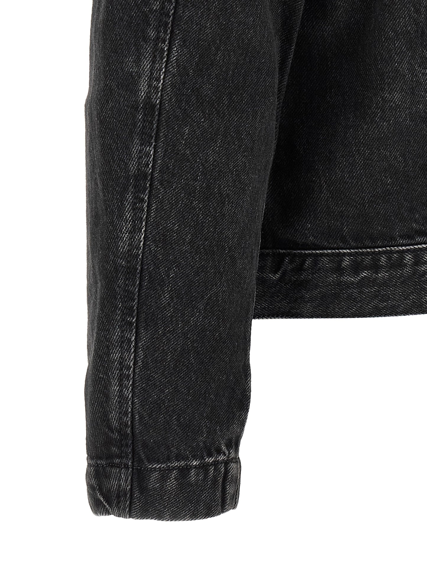 Trucker Jacket by Diesel for men in lyocell & denim cotton black features a city-ready silhouette, detailed with pockets and a city-ready .