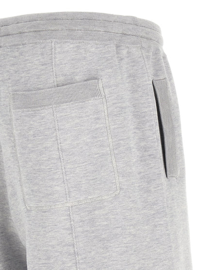 Bermuda Shorts by Brunello Cucinelli for men in cotton & silk gray features a eye catching regular-fit and short with a eye catching .