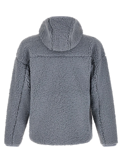 Sweatshirt Hoodie by Diesel for men in polyester burgundy & gray features a edgy silhouette, detailed with a edgy hooded neckline and for a refined finish.