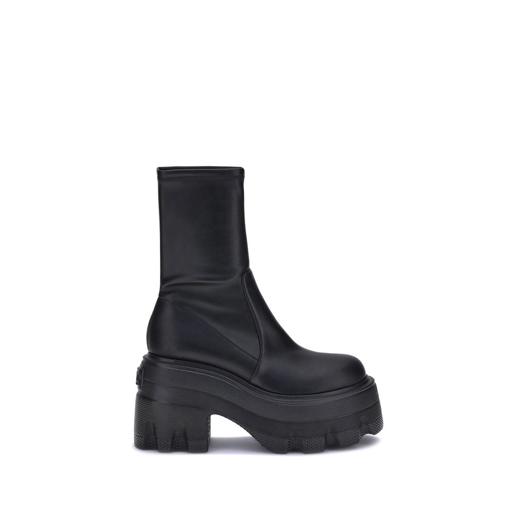 Boots by Casadei for women in polyamide & polyurethane black features an high-performance silhouette, showcasing the sophisticated design of the Women's Polyamide & Polyurethane Boots with a and a refined .