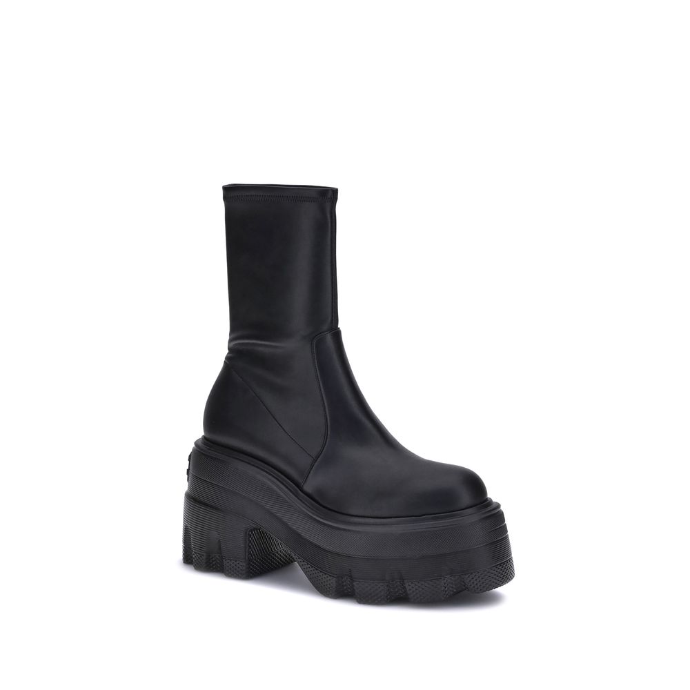 Boots by Casadei for women in polyamide & polyurethane black showcases a impeccable silhouette as Women's Polyamide & Polyurethane Boots, artfully defined by a impeccable and a impeccable .