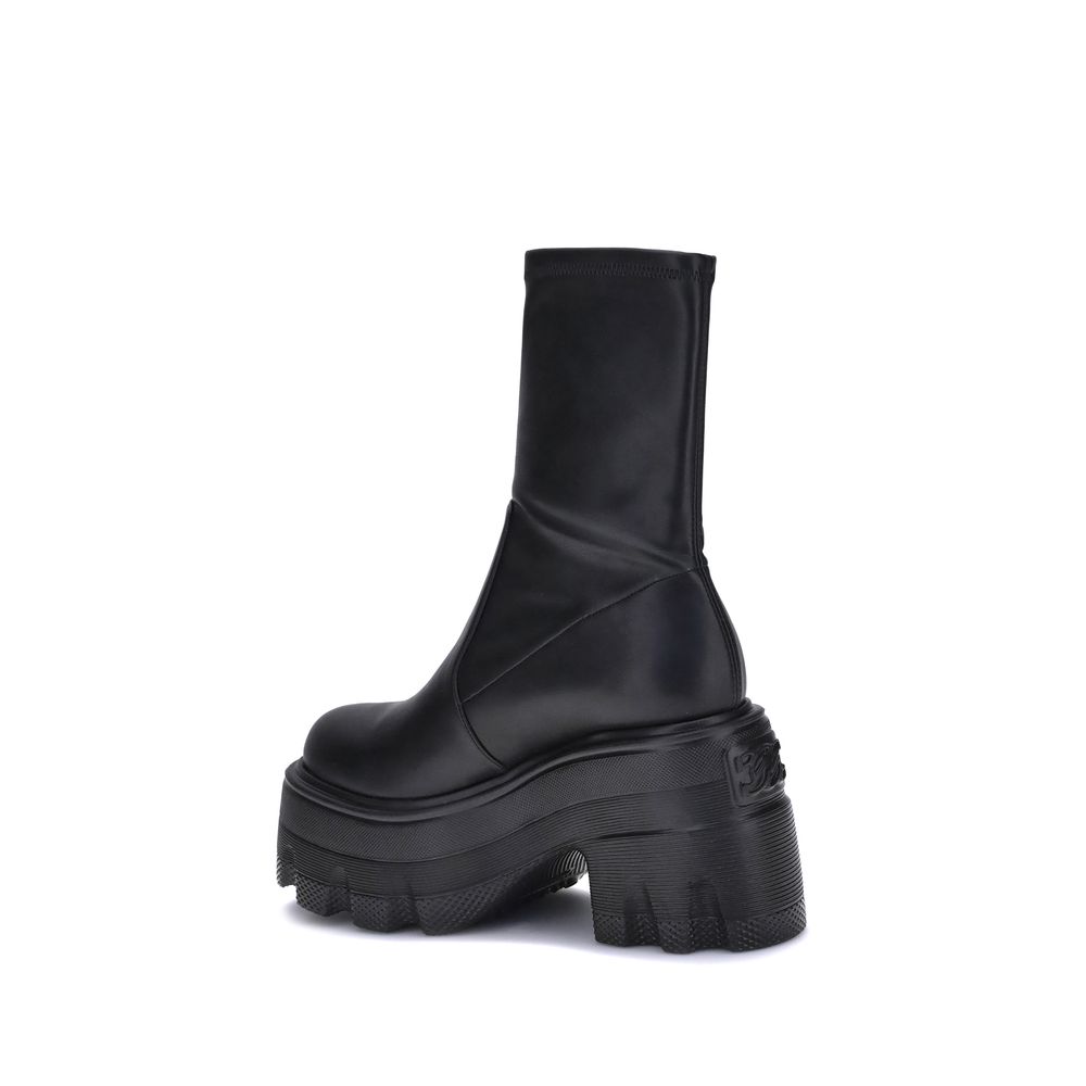 Boots by Casadei for women in polyamide & polyurethane black features an high-performance silhouette, showcasing the sophisticated design of the Women's Polyamide & Polyurethane Boots with a and a refined .