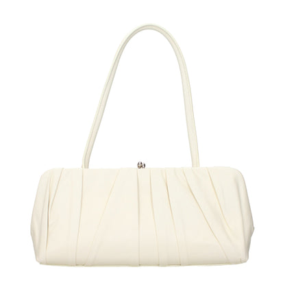 Shoulder Bag by Jil Sander for women in leather white features a effortless chic silhouette with a secure , ample , and versatile shoulder-strap for a effortless chic finish.