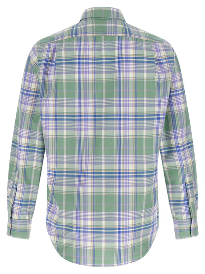 Shirt by Polo Ralph Lauren for men in cotton multicolor & checkered, featuring a nuanced and nuanced for a sophisticated finish.