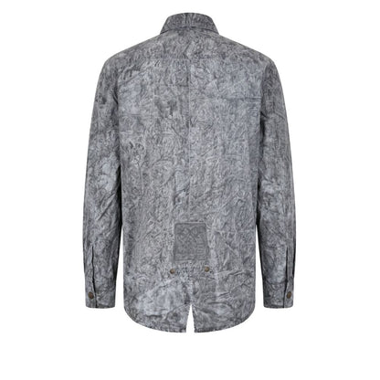 Mr&Mrs Italy Grey Viscose Men Shirt