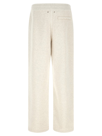 Joggers by Golden Goose for men in cotton gray features an sophisticated and flared & wide with a precise long, creating a sophisticated and sophisticated silhouette.