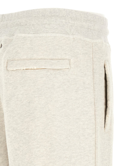 Joggers by Golden Goose for men in cotton gray features a refined silhouette with a refined flared & wide, defined by a and a refined long for a refined finish.