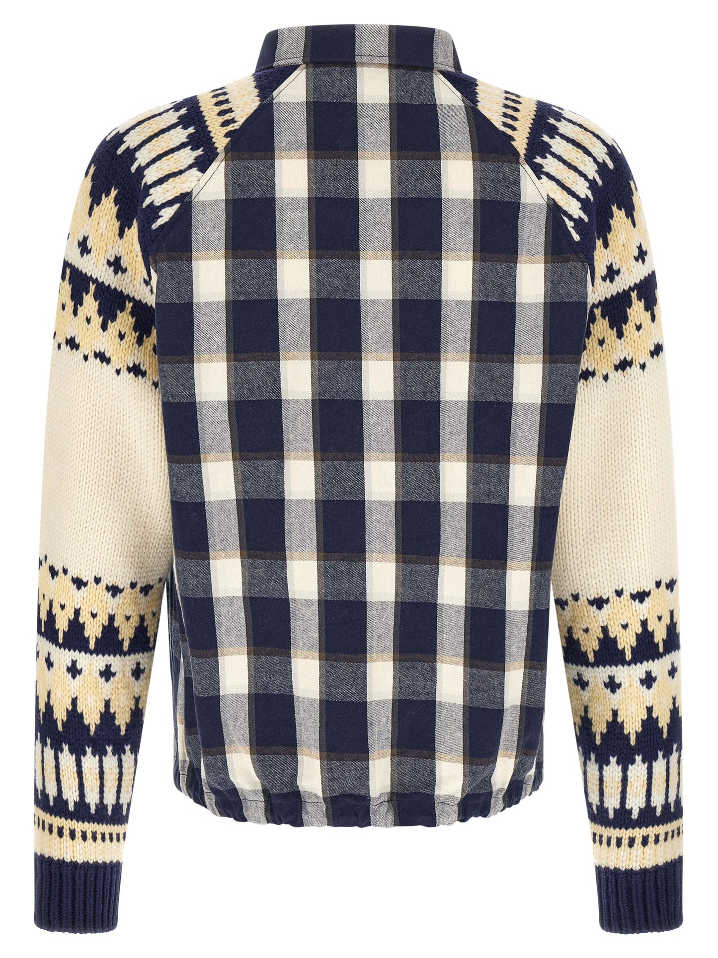 Dsquared² Men's Cotton Flannel Shirt - Multicolor Jacquard
