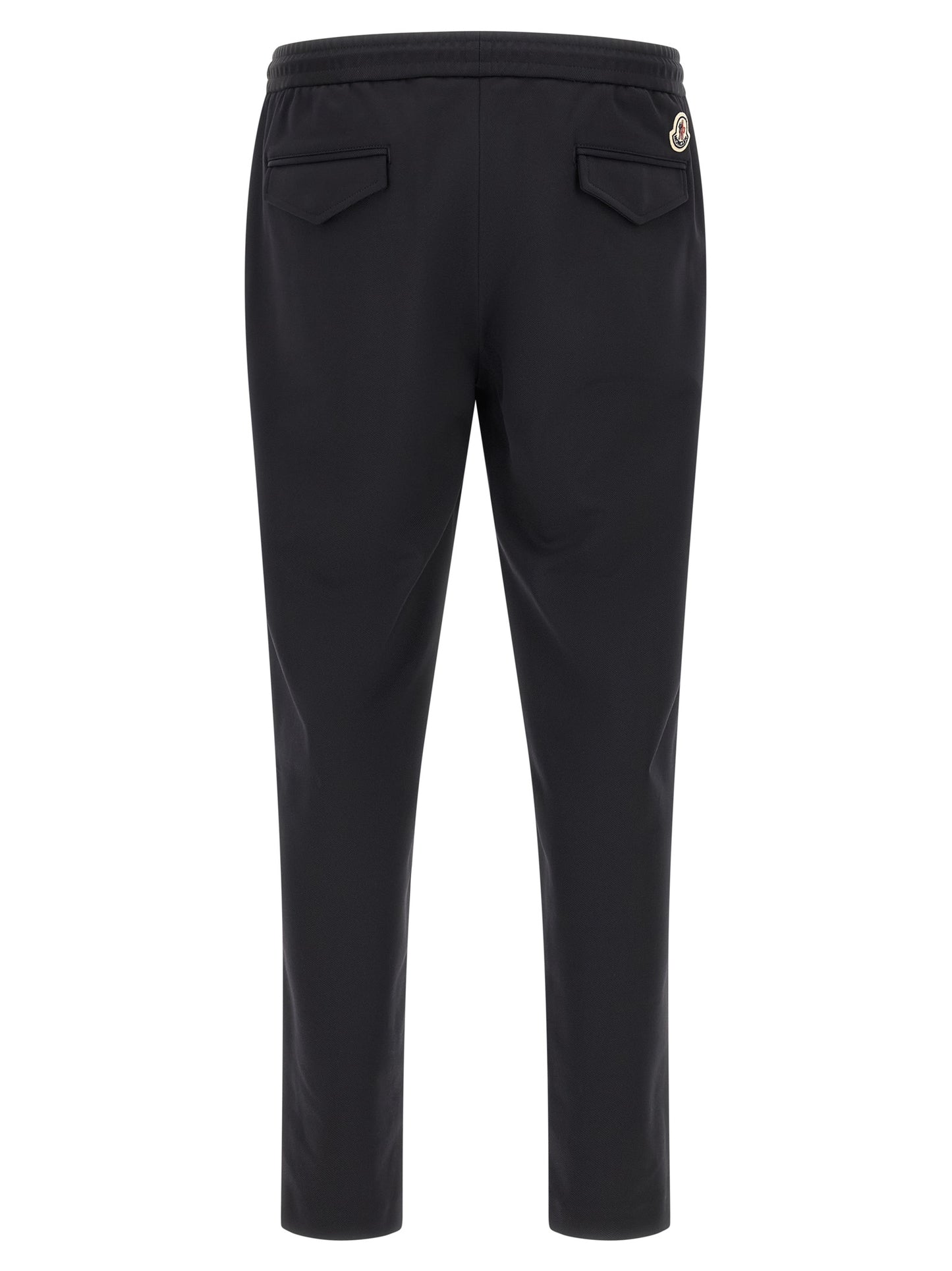 Joggers by Moncler for men in polyamide felt black features an sophisticated and tapered-leg with a precise long, creating a sophisticated and sophisticated silhouette.