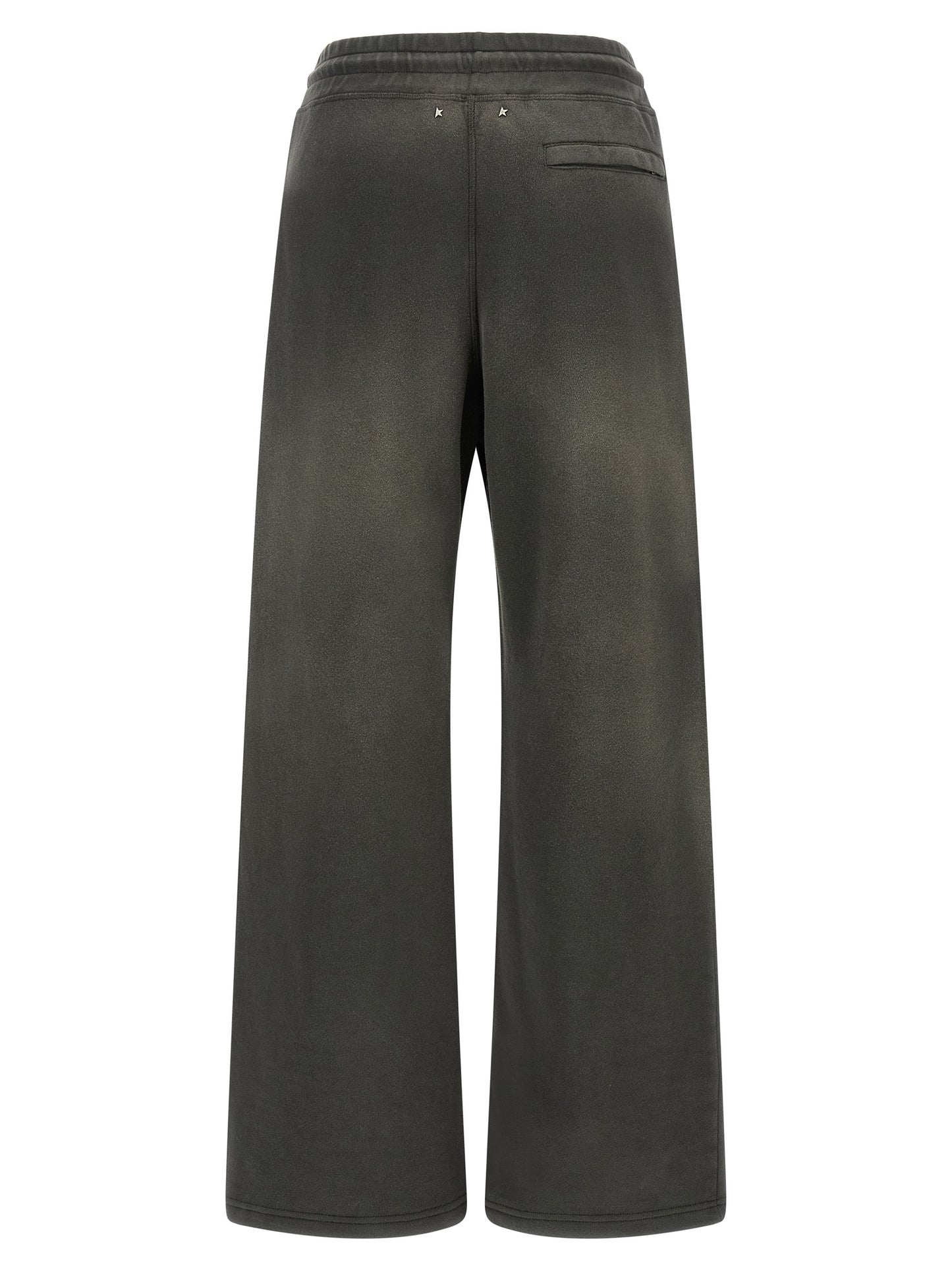 Sweatpants by Golden Goose for women in cotton dark-gray & gray features an contemporary wide with a long and , showcasing for a contemporary finish.