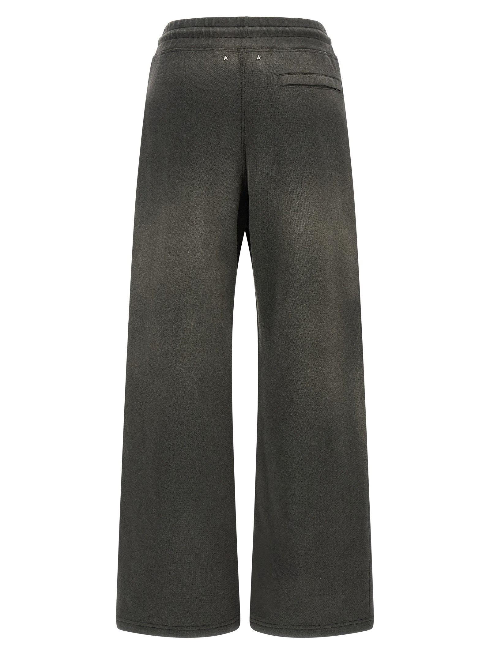 Sweatpants by Golden Goose for women in cotton dark-gray & gray features an contemporary wide with a long and , showcasing for a contemporary finish.
