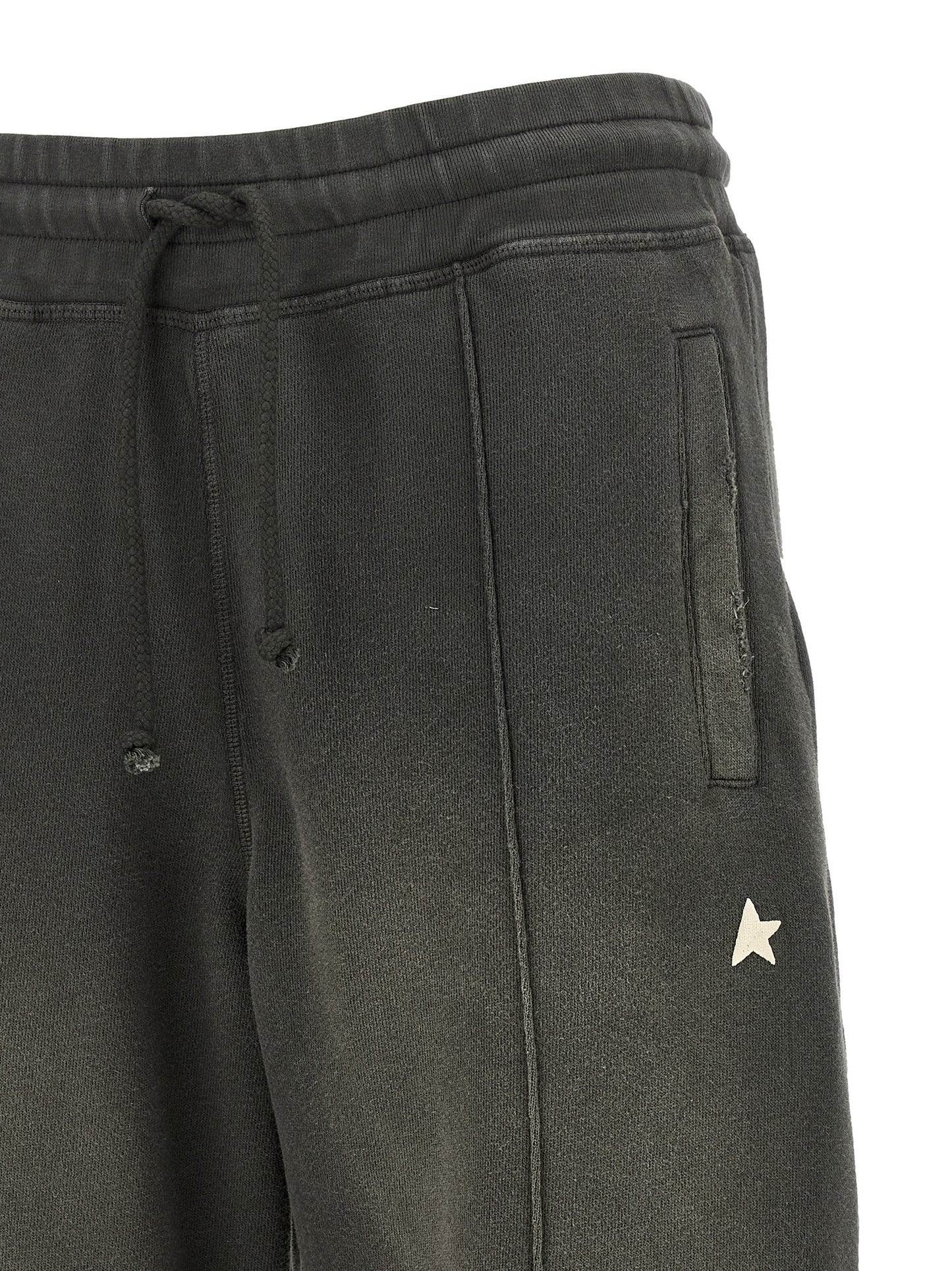Sweatpants by Golden Goose for women in cotton dark-gray & gray features a ergonomic wide and with a ergonomic long, showcasing innovative for a ergonomic look.
