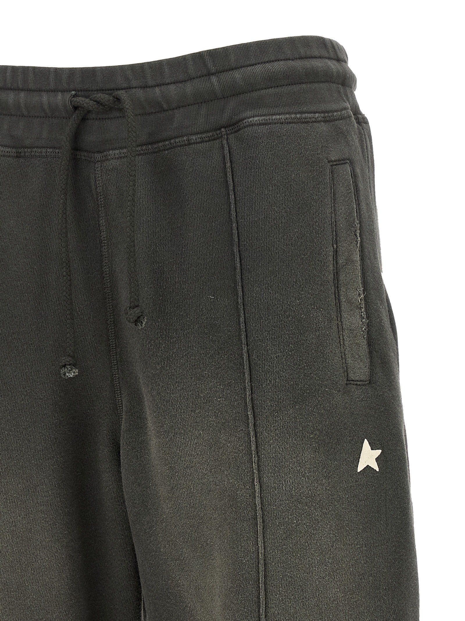 Sweatpants by Golden Goose for women in cotton dark-gray & gray features a ergonomic wide and with a ergonomic long, showcasing innovative for a ergonomic look.
