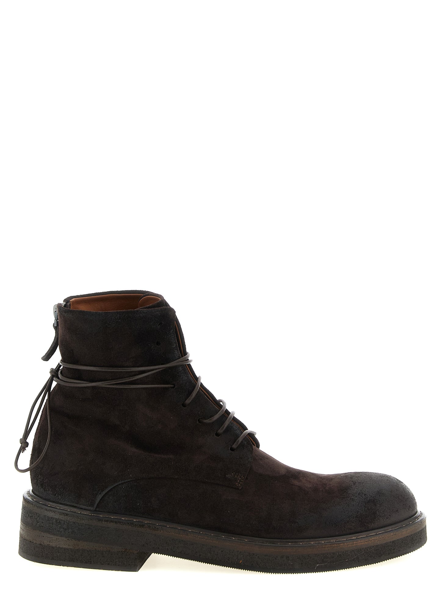 Ankle Chelsea Boots by Marsell for men in calfskin leather brown features an effortless chic silhouette from the Men's Calfskin Leather Ankle Chelsea Boots collection, showcasing a effortless chic and refined for an effortless chic look.