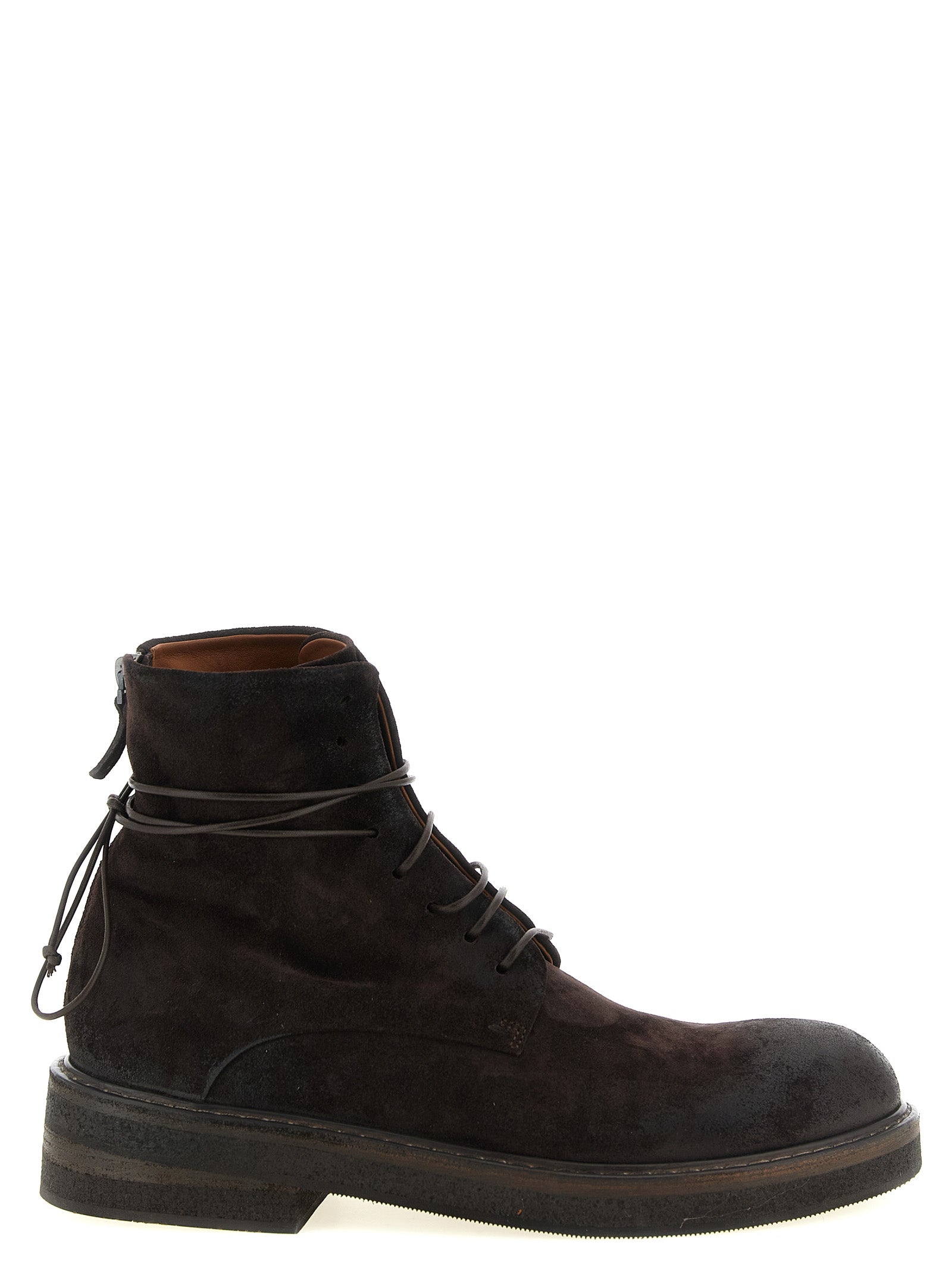 Ankle Chelsea Boots by Marsell for men in calfskin leather brown features an effortless chic silhouette from the Men's Calfskin Leather Ankle Chelsea Boots collection, showcasing a effortless chic and refined for an effortless chic look.