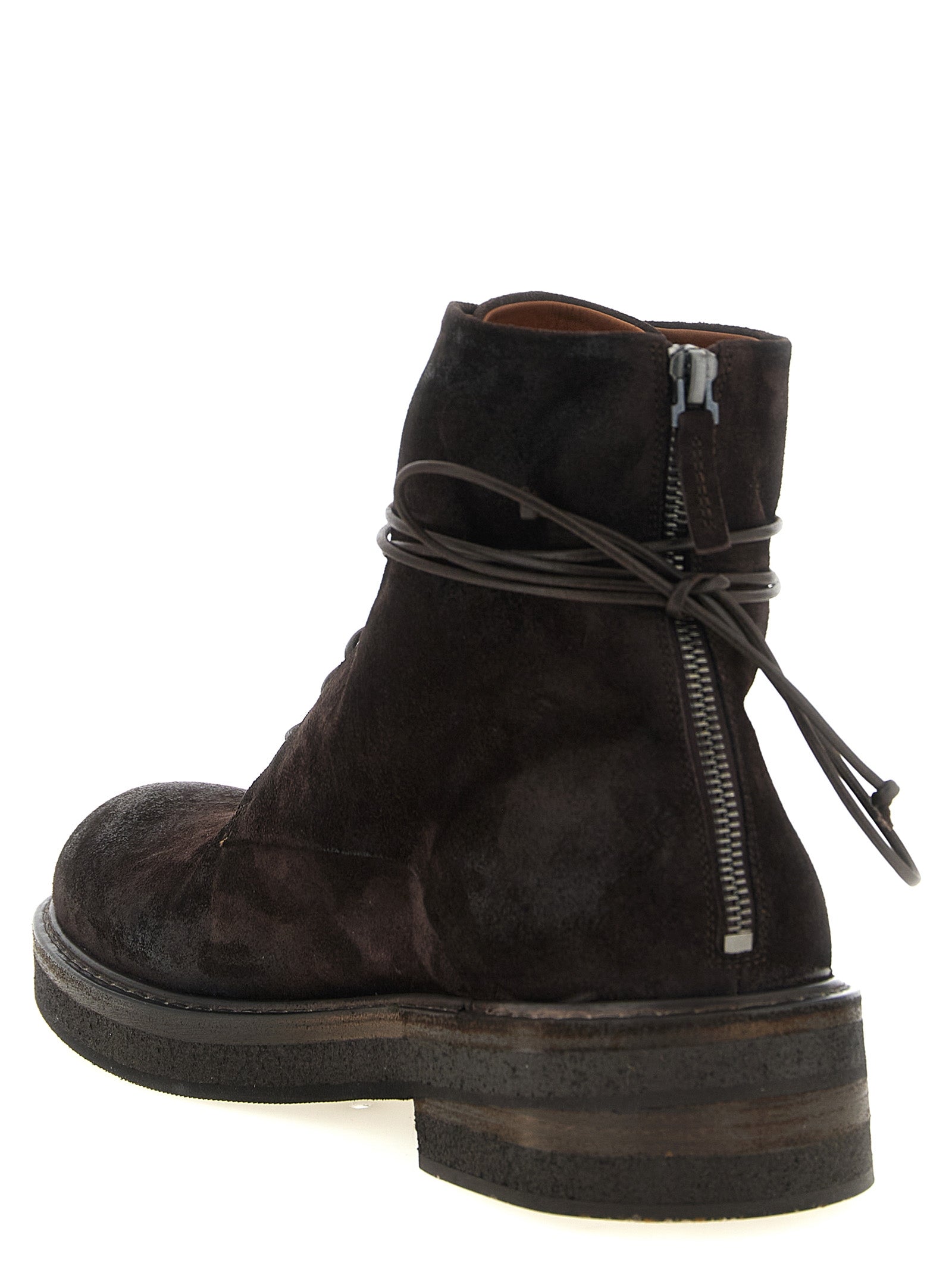Ankle Chelsea Boots by Marsell for men in calfskin leather brown showcases a ergonomic silhouette from the Men's Calfskin Leather Ankle Chelsea Boots collection, featuring a ergonomic and a ergonomic .