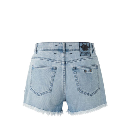 Mr&Mrs Italy Blue Cotton Women's Short