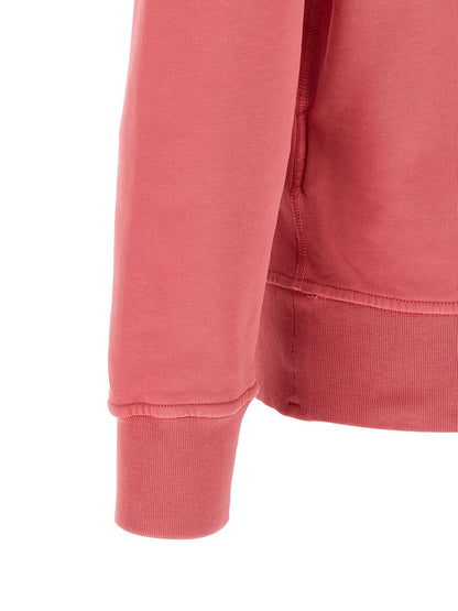 Sweatshirt Hoodie by Stone Island for men in organic cotton multicolor & pink features an luminous silhouette, showcasing a sophisticated hooded neckline and for a truly luminous look.
