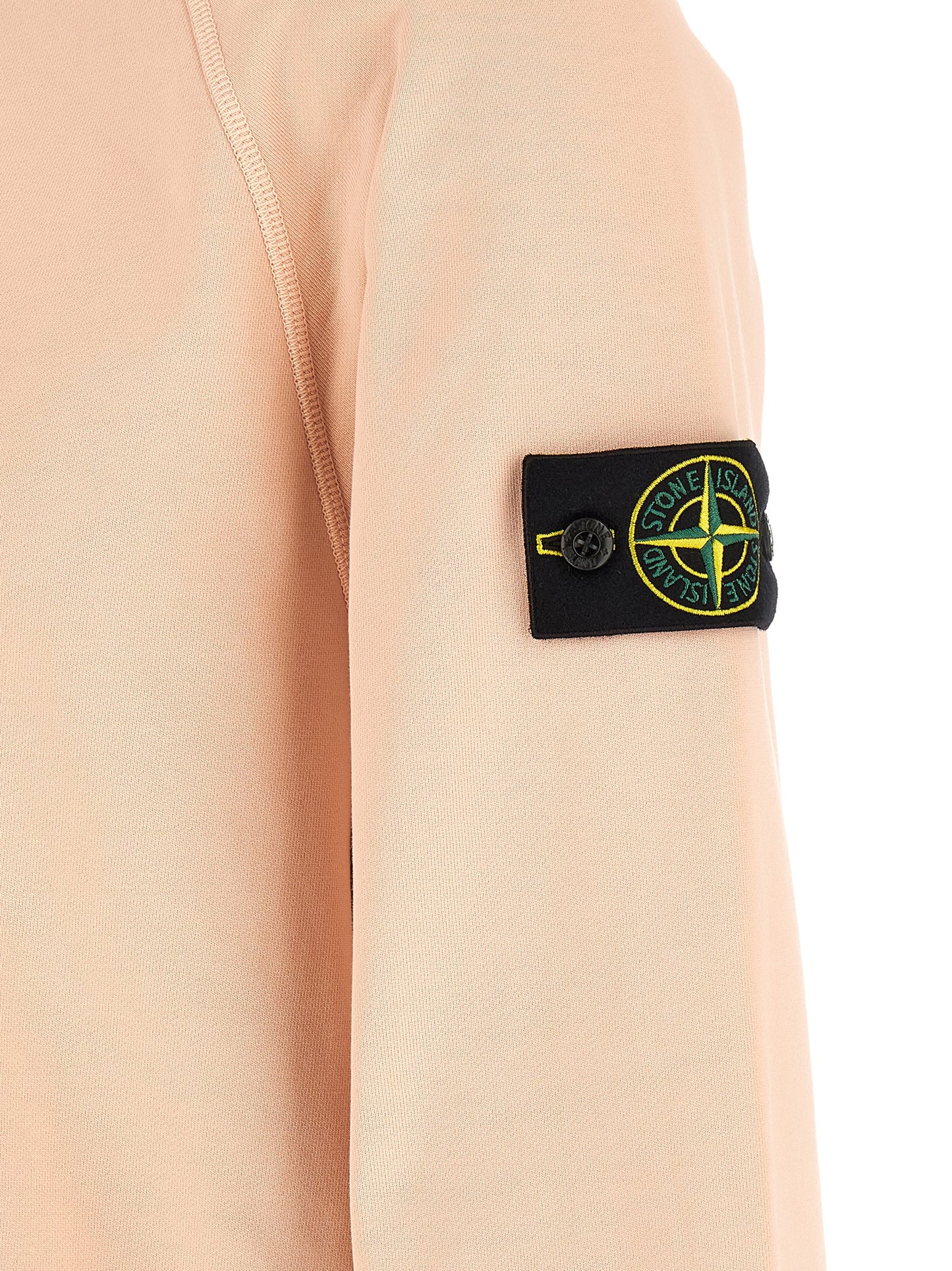 Sweatshirt by Stone Island for men in cotton multicolor, pink & signature features an provocated silhouette, detailed with a provocated and a refined for a sophisticated aesthetic.