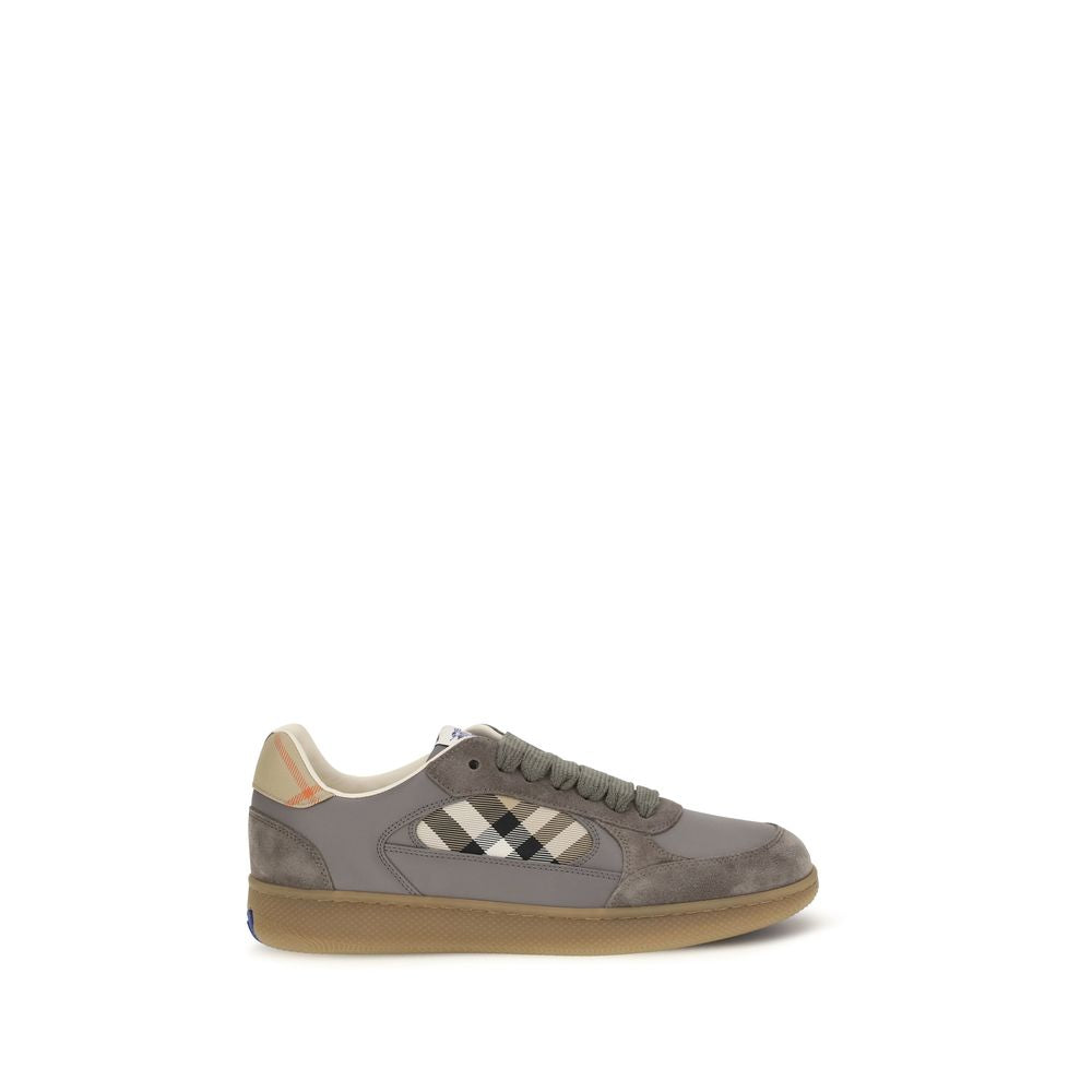 Sneakers by Burberry for men in bos taurus calf suede leather blue, gray & patterned features an versatile design from the Men's Low Top Bos Taurus Calf Suede Leather Sneakers collection, highlighting a versatile low-top style for a premium, high-fashion look.