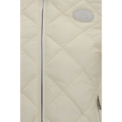 Cardigan by Burberry for women in polyamide cotton beige features an crisp silhouette, showcasing a sophisticated and detail for a truly crisp finish.