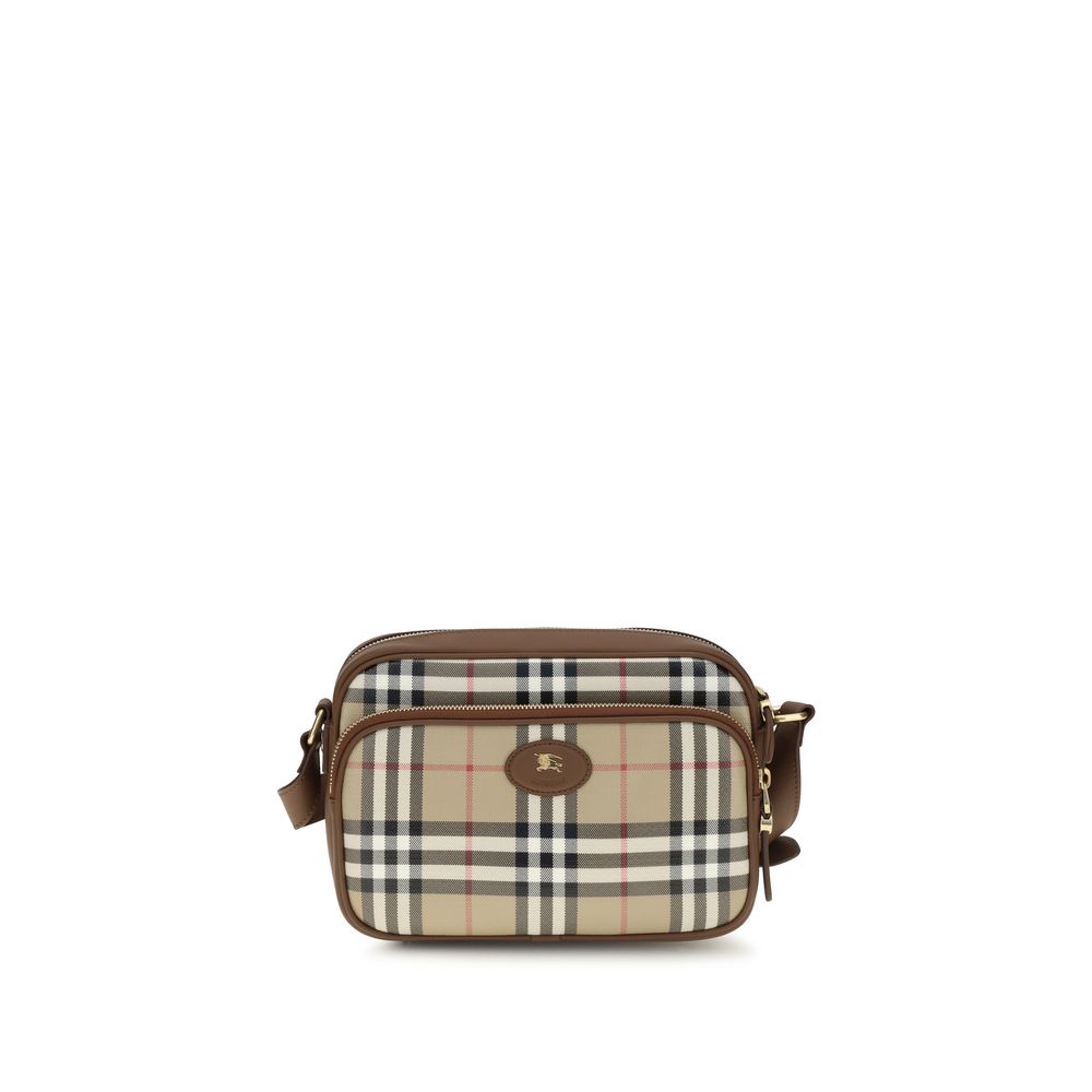 Crossbody Shoulder Bag by Burberry for men in cotton beige features a effortless sophistication silhouette, secured by a with ample and versatile crossbody-strap for a effortless sophistication finish.