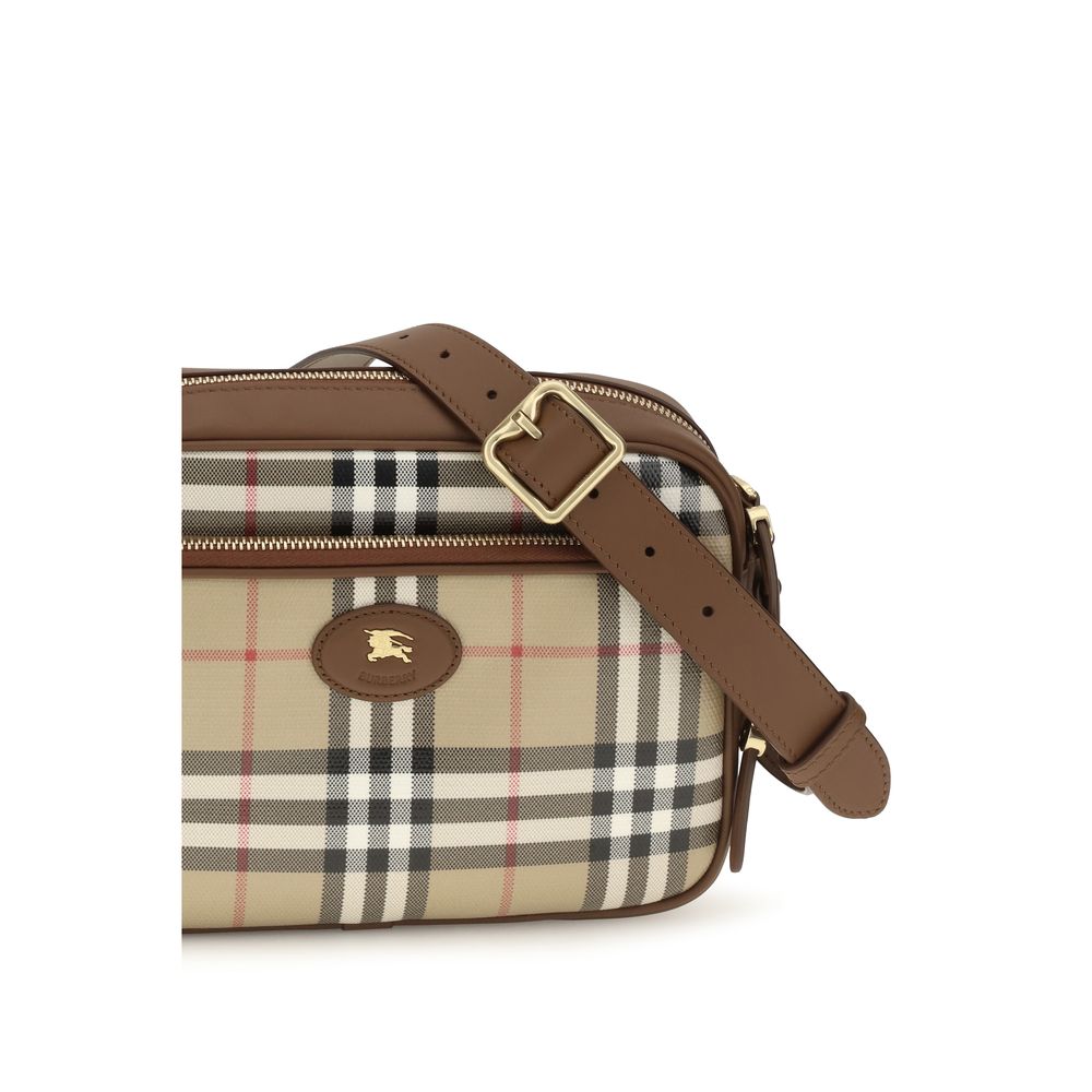 Crossbody Shoulder Bag by Burberry for men in cotton beige features a distinguished silhouette, showcasing a secure and distinguished with versatile crossbody-strap for a distinguished finish.