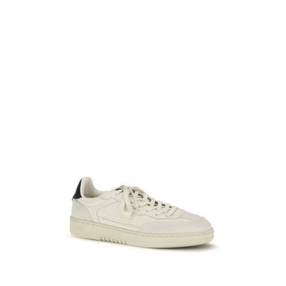 Athletic Sneakers by Axel Arigato for men in polyester & bos taurus suede calf leather white showcases an impeccable silhouette, defined by an impeccable skater style design that perfectly captures the essence of the Men's Skater Polyester & Bos Taurus Suede Calf Leather Athletic Sneakers.