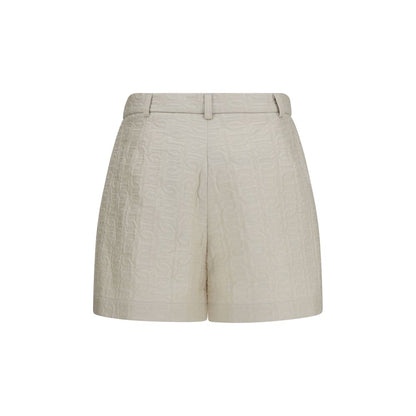 Moncler Beige Polyamide Bermuda Shorts