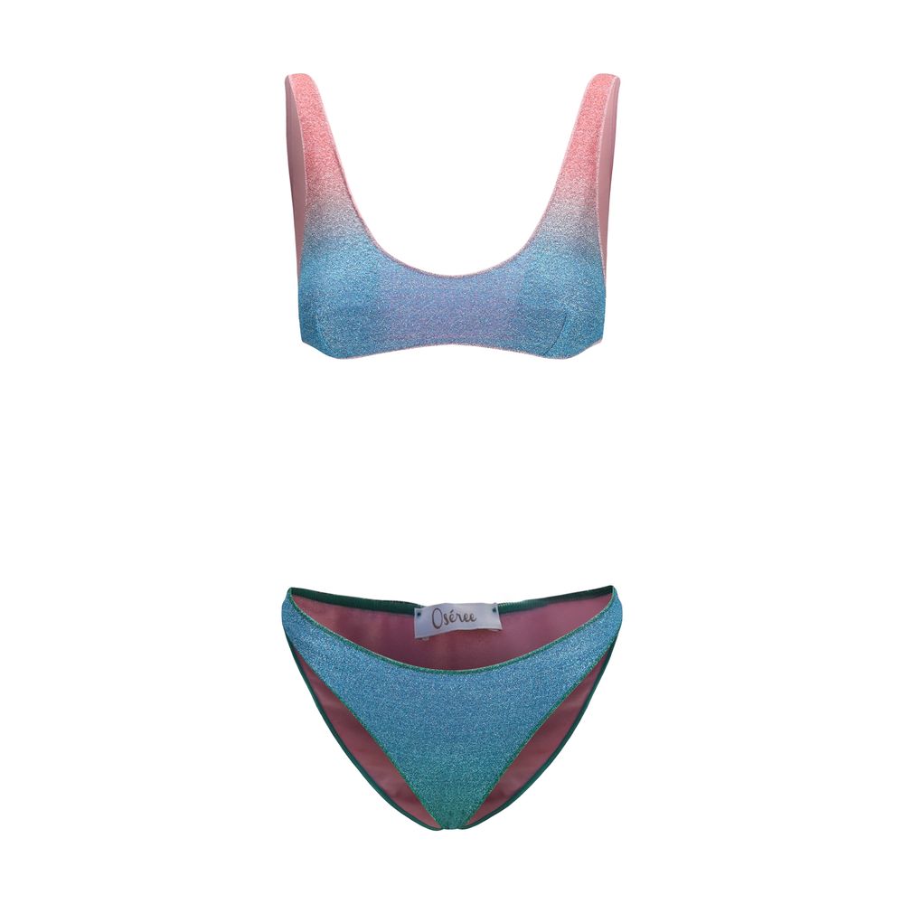 Bikini by Oséree for women in polyamide blue & signature presents a provocative silhouette, artfully capturing the essence of the provocative Women's Polyamide Bikini design for a sophisticated look.