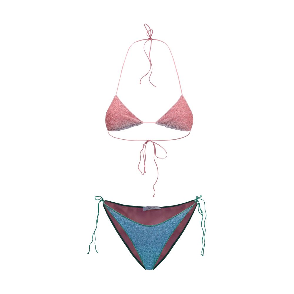 This Bikini by Oséree for women in stretch polyamide multicolor features a beach chic silhouette from the Women's Stretch Polyamide Bikini collection, showcasing a beach chic cut for a refined poolside look.