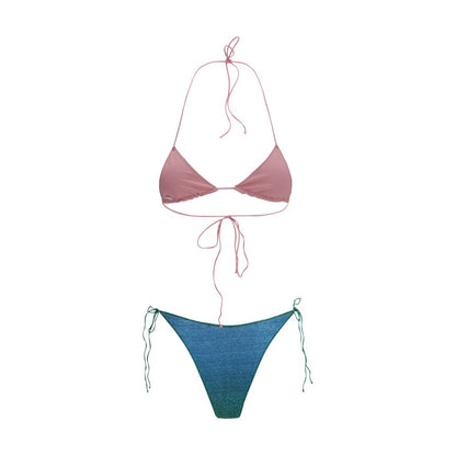Bikini by Oséree for women in stretch polyamide and multicolor presents a sultry silhouette, artfully capturing the sophisticated aesthetic of Women's Stretch Polyamide Bikini with a sultry finish.