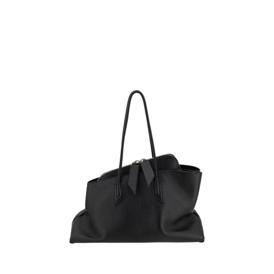 Shoulder Bag by The Attico for women in bos taurus calf leather black features a effortless chic silhouette with a secure zipper, ample , and versatile shoulder-strap & handle for a effortless chic finish.