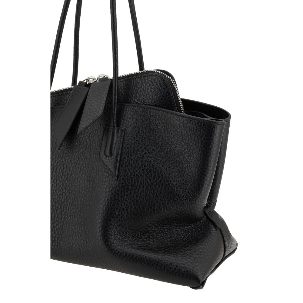 Shoulder Bag by The Attico for women in bos taurus calf leather black features a enviable silhouette, showcasing a secure zipper, ample , and enviable shoulder-strap & handle for a enviable finish.