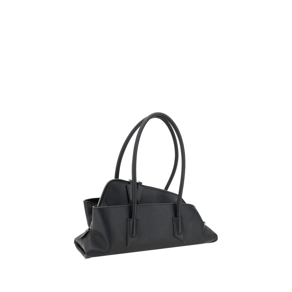 Small Shoulder Bag by The Attico for women in bos taurus calf leather black & monogram features a enviable silhouette, showcasing a secure , ample , and enviable shoulder-strap & handle for a enviable finish.