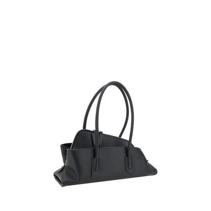Small Shoulder Bag by The Attico for women in bos taurus calf leather black & monogram features a enviable silhouette, showcasing a secure , ample , and enviable shoulder-strap & handle for a enviable finish.