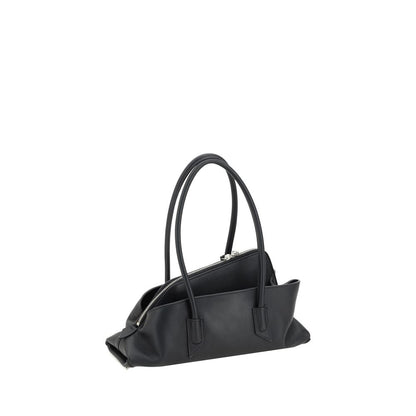 Small Shoulder Bag by The Attico for women in bos taurus calf leather black & monogram features a effortless chic silhouette with a secure , ample , and versatile shoulder-strap & handle for a effortless chic finish.