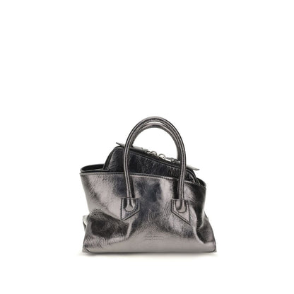 Mini Evening Handbag by The Attico for women in bos taurus calf leather gray features a refined silhouette, showcasing a secure zipper, organized , and versatile shoulder-strap & handle for a refined finish.