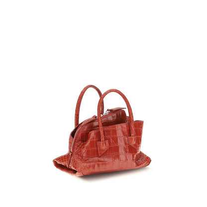 Mini Handbag by The Attico for women in polyurethane & bos taurus calf leather multicolor & red features a signature silhouette, showcasing a secure zipper and signature with versatile shoulder-strap & handle for a sophisticated look.