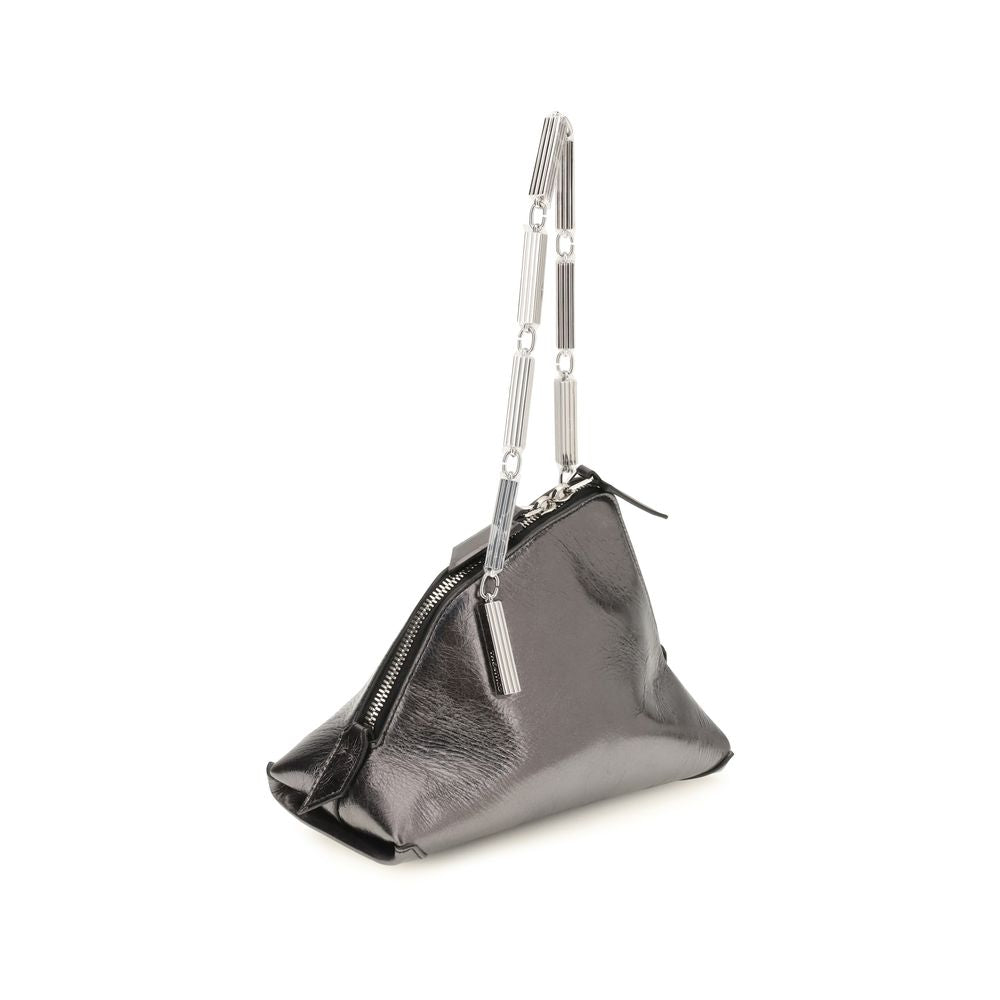 Evening Handbag by The Attico for women in bos taurus calf leather silver & signature features a exquisite silhouette, showcasing a secure zipper and exquisite with versatile handle for a exquisite finish.