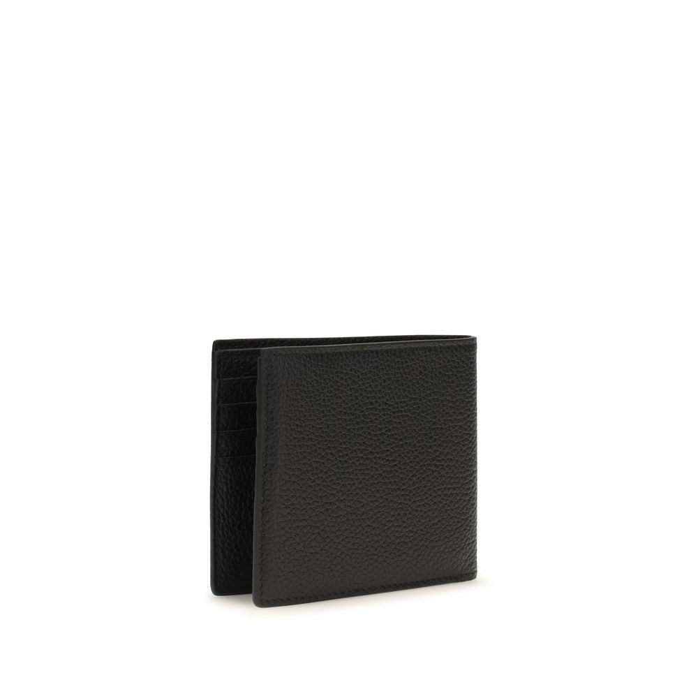 Cardholder Wallet by Tom Ford for men in bos taurus calf grained leather black & signature presents a architectural silhouette from the Bos Taurus Calf Grained Leather Cardholder Wallet collection, showcasing architectural card-organization for a architectural finish.