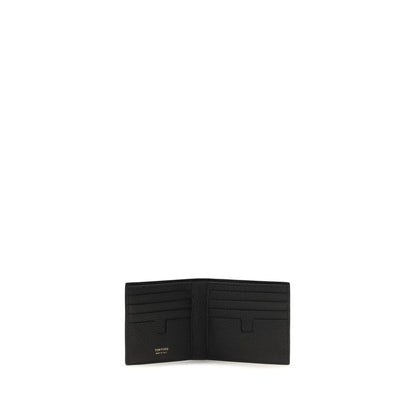 Cardholder Wallet by Tom Ford for men in bos taurus calf grained leather black & signature features a sleek silhouette, showcasing the sleek Bos Taurus Calf Grained Leather Cardholder Wallet design with sophisticated card-organization for a premium look.