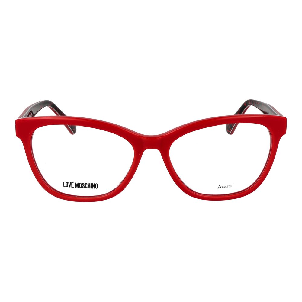 Love Moschino Women's Full-Rim Cat-Eye Acetate Eyeglasses Frames - Multicolour