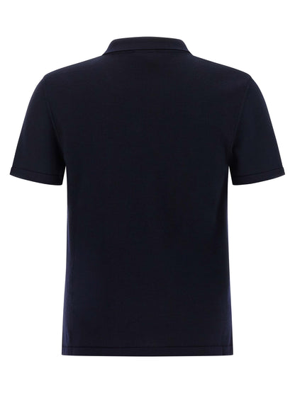 Sweater by A.P.C. for men in virgin wool blue showcases a downtown chic silhouette, artfully finished with a downtown chic and for a sophisticated, high-end look.