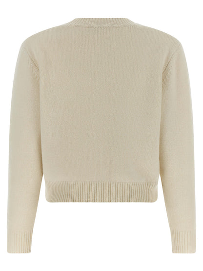 Cardigan by A.P.C. for women in wool white & patterned features an crisp silhouette, showcasing a sophisticated and detail for a truly crisp finish.