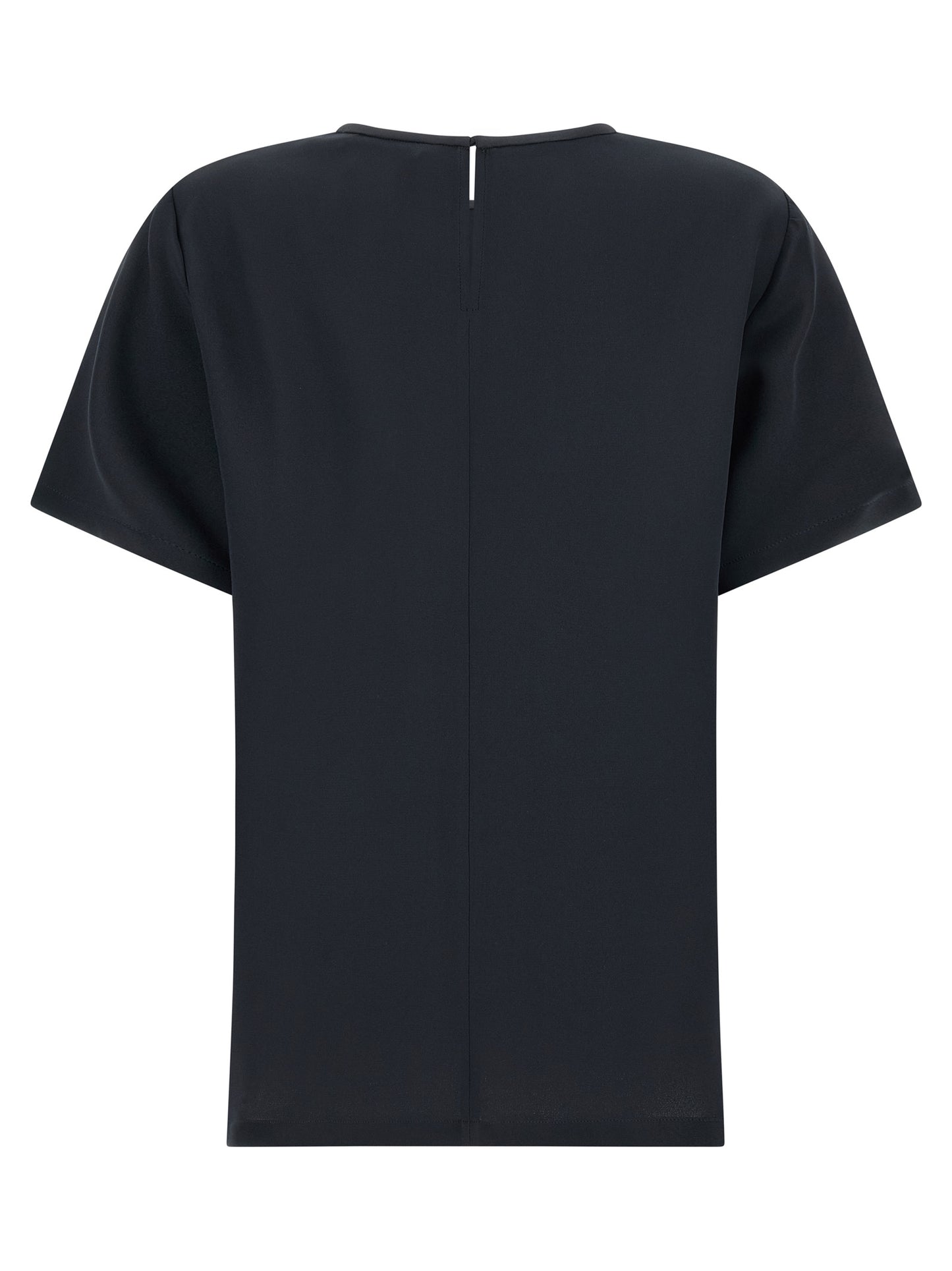 Blouse by Max Mara for women in silk black showcases a sublime silhouette, artfully detailed with a sublime and for a sophisticated, sublime finish.